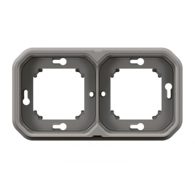 PLEXO Ramka podwójna podtynkowa szary 069683L LEGRAND (069683L)